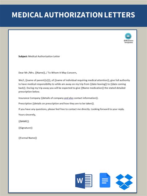 Sample Authorization Letter To Pick Up Medical .